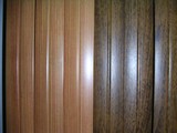 Coloris moustiquaire faux bois clair et foncé